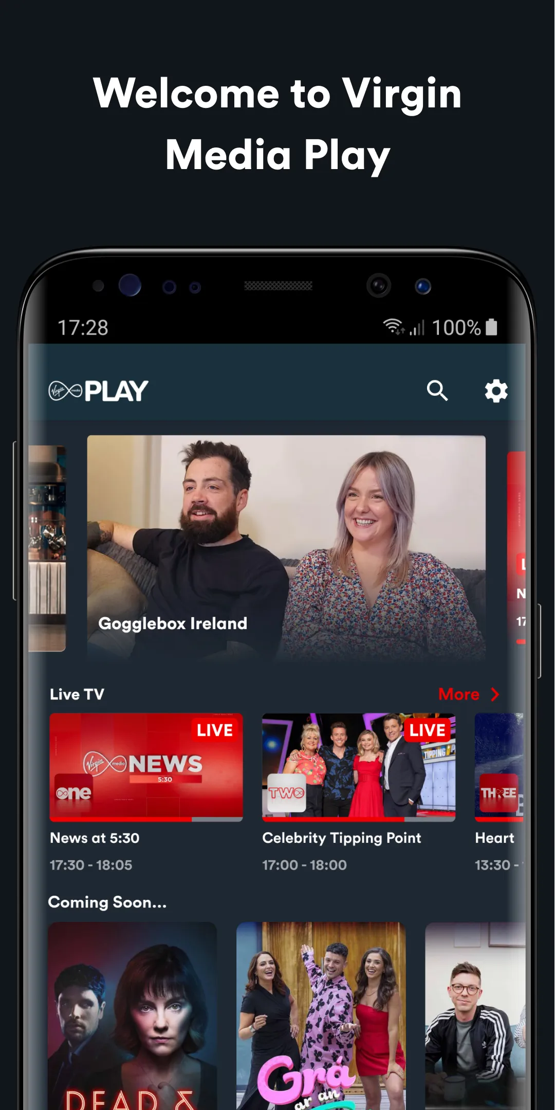 Virgin Media Play | Indus Appstore | Screenshot