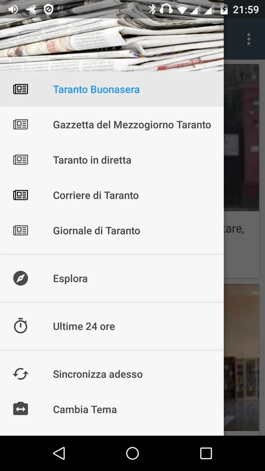 Taranto notizie locali | Indus Appstore | Screenshot