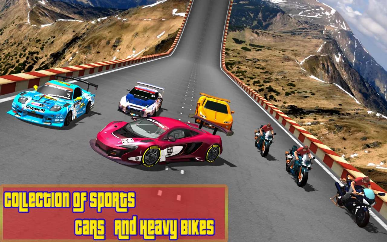 Car vs. Heavy Bike Racing | Indus Appstore | Screenshot