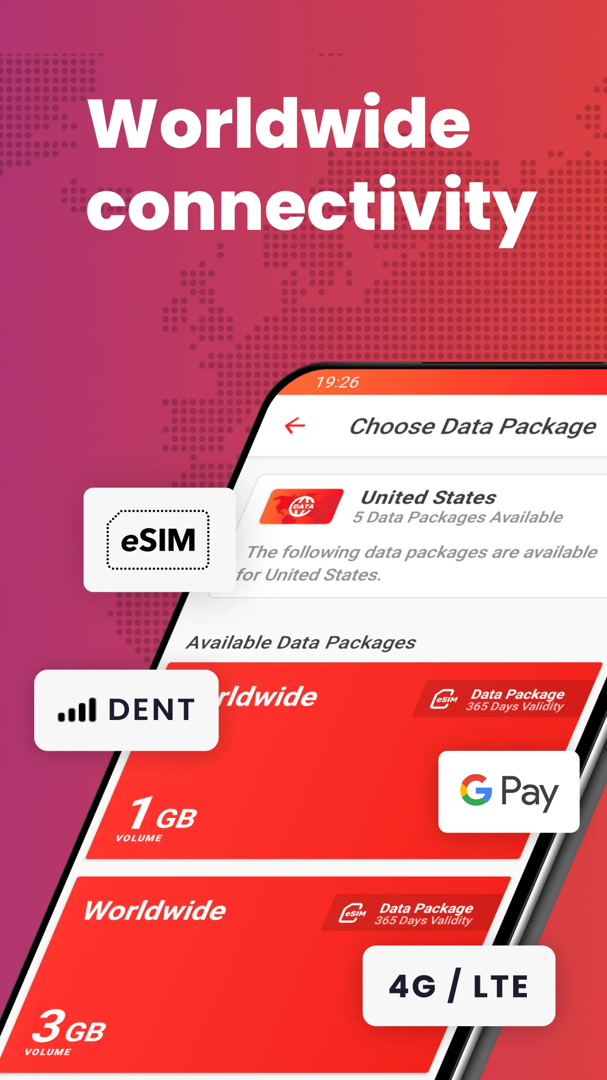 DENT: eSIM Phone Internet | Indus Appstore | Screenshot