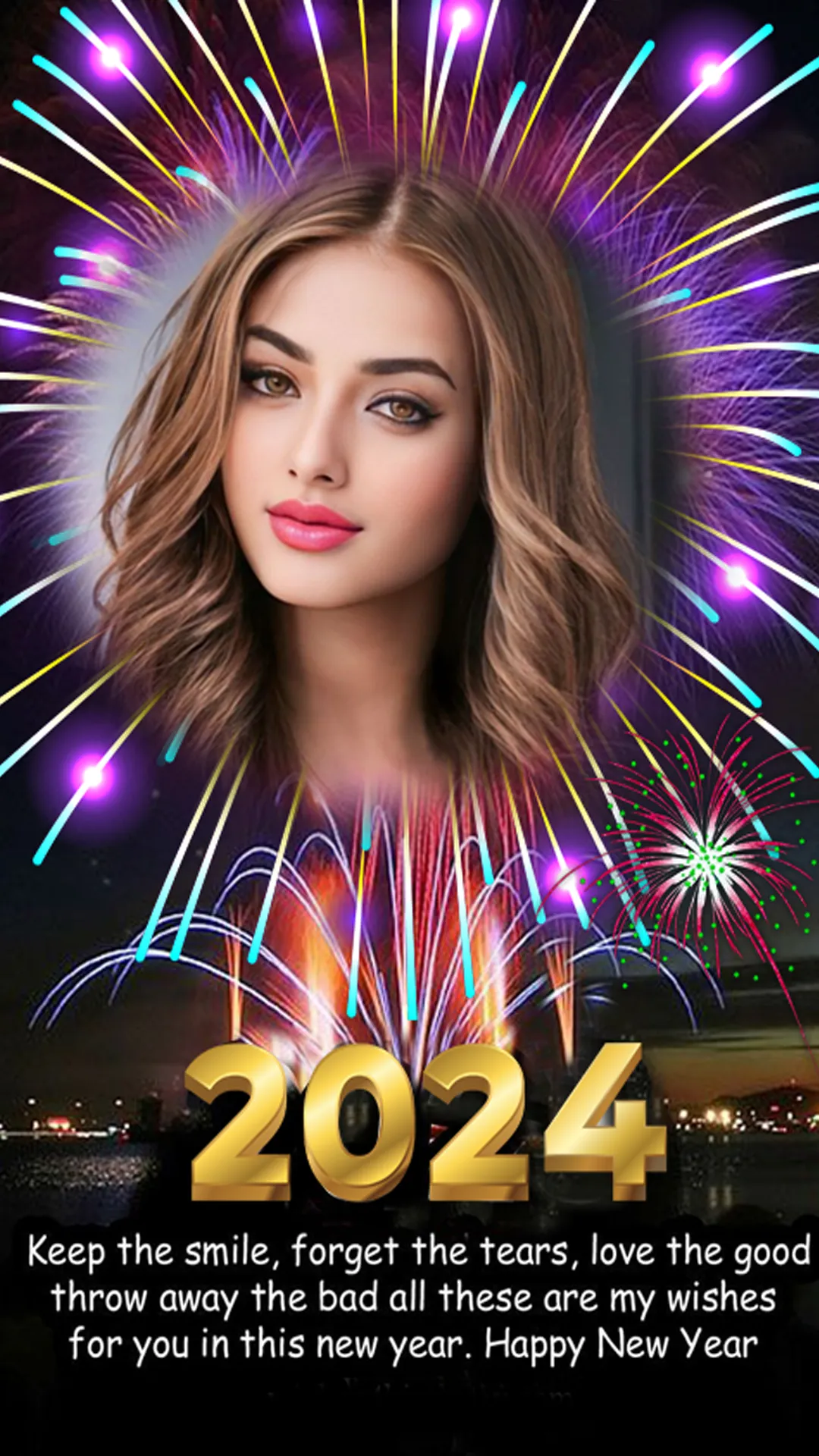 New Year Photo Frame 2024 | Indus Appstore | Screenshot