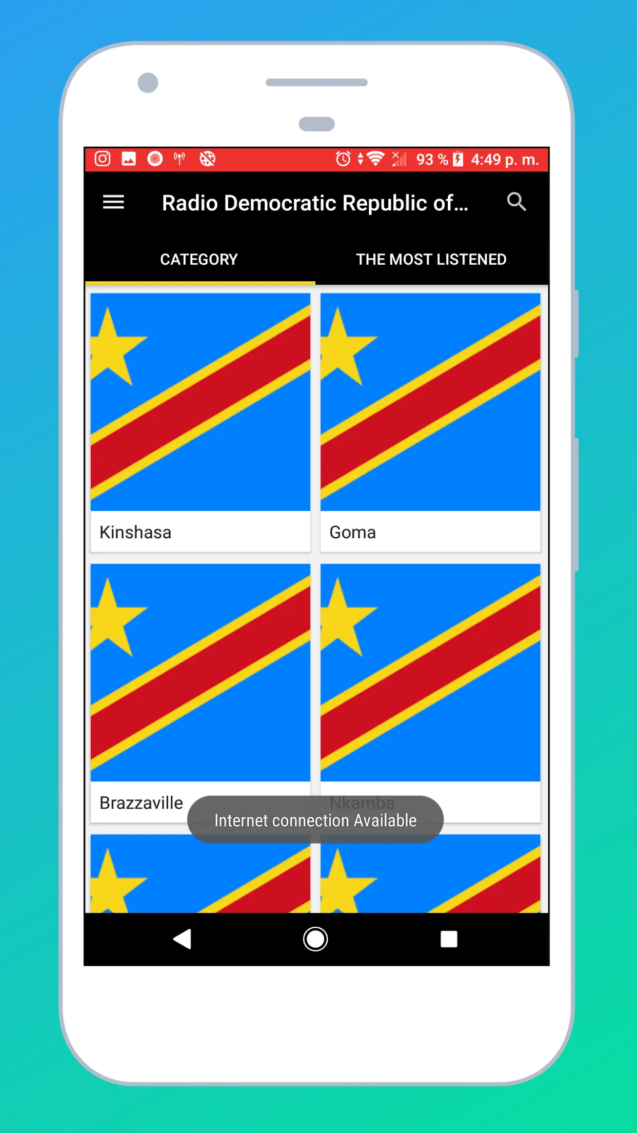 Radio Democratic Congo Online | Indus Appstore | Screenshot