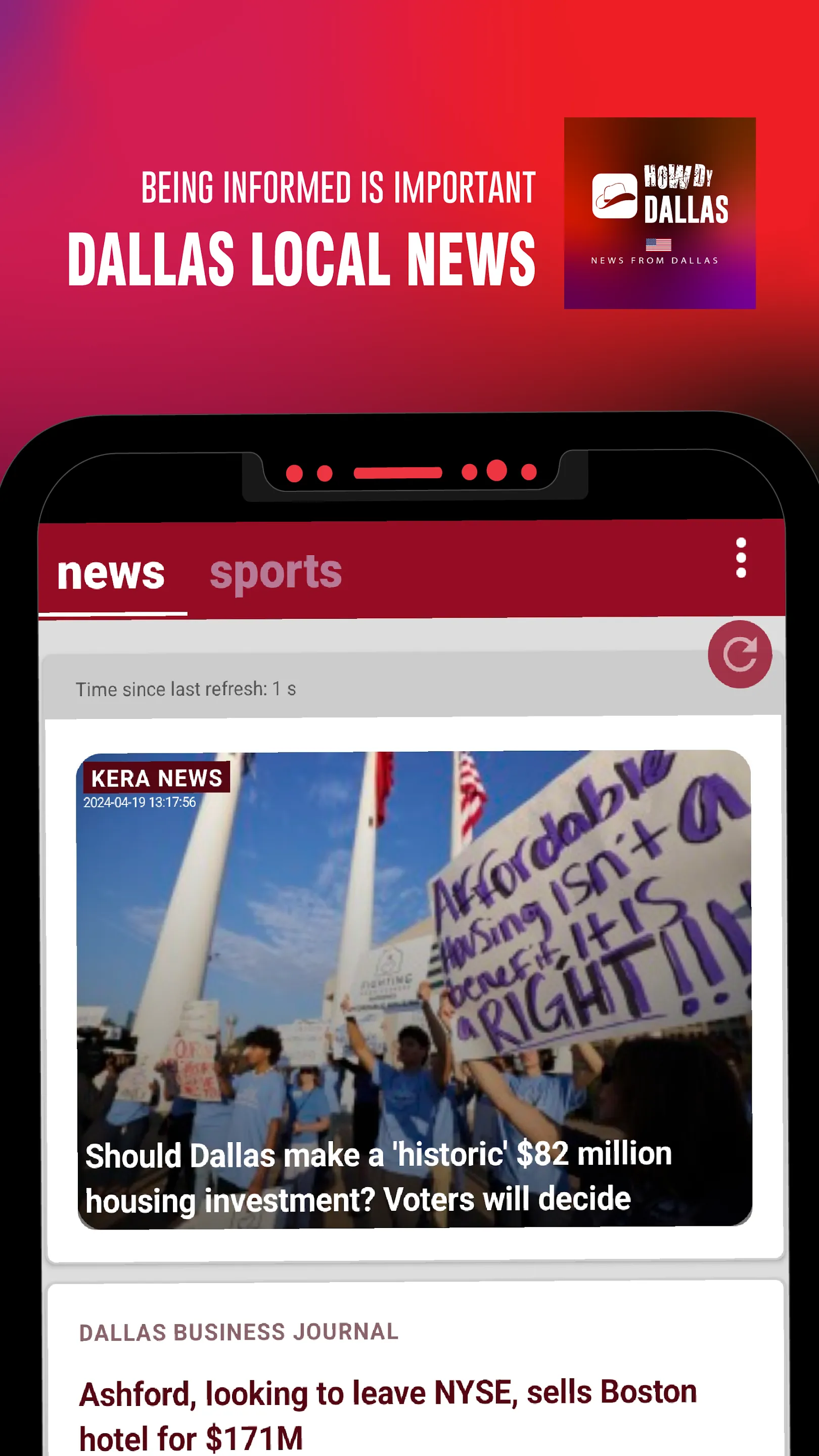 Howdy Dallas - Local News | Indus Appstore | Screenshot