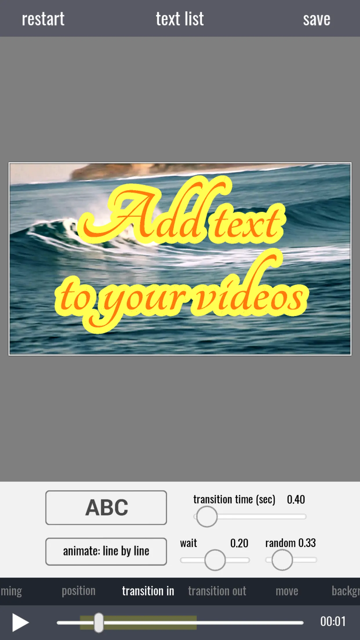 Video Text Editor | Indus Appstore | Screenshot