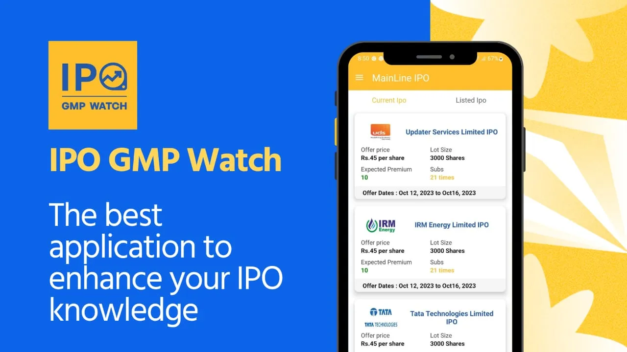 IPO GMP WATCH : Upcoming IPOs | Indus Appstore | Screenshot