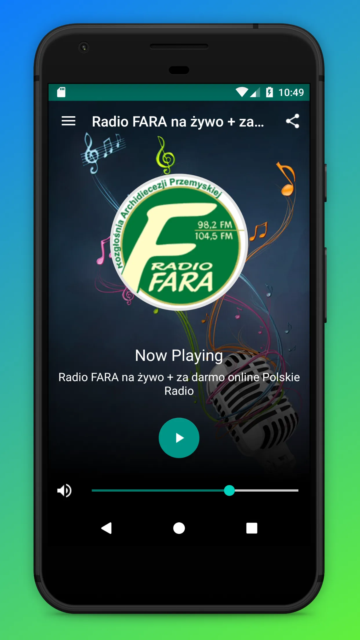 Radio Fara Polskie FM Online | Indus Appstore | Screenshot