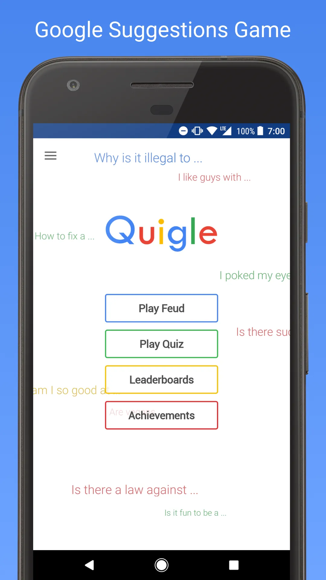 Quigle - Google Feud + Quiz | Indus Appstore | Screenshot