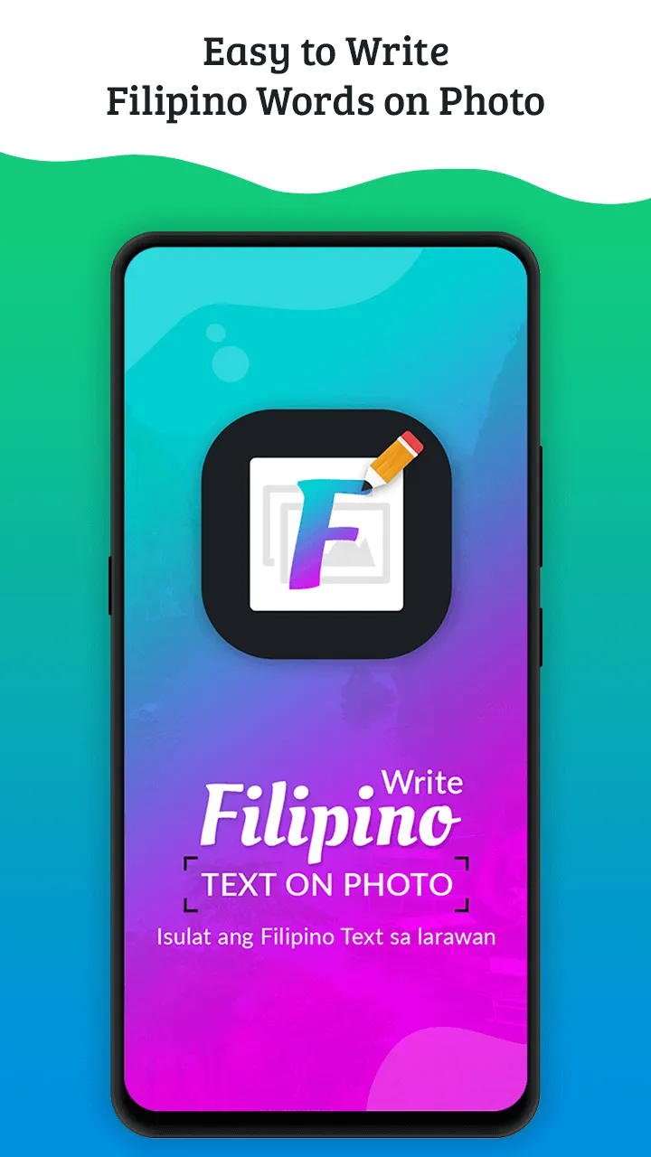 Write Filipino Text on photo | Indus Appstore | Screenshot