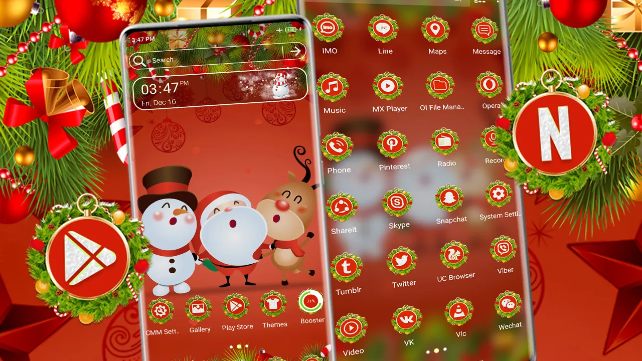 Christmas Santa Theme | Indus Appstore | Screenshot