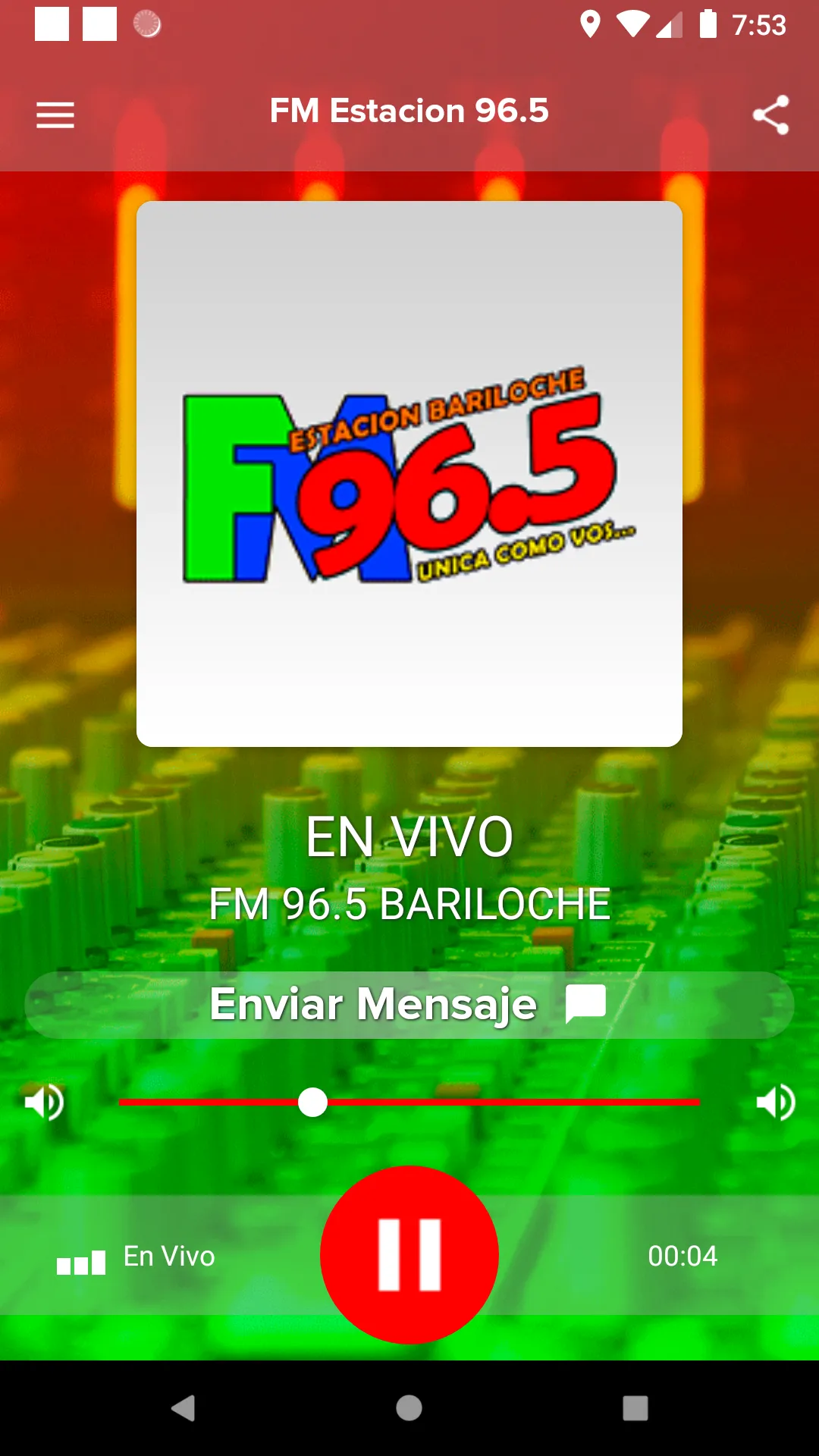 Fm Estacion Bariloche | Indus Appstore | Screenshot