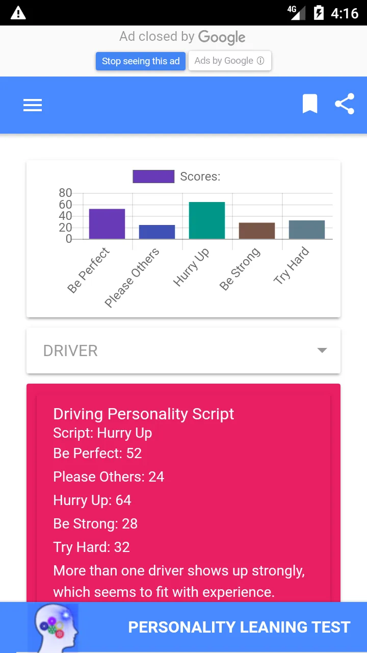 Personality Leaning Test | Indus Appstore | Screenshot