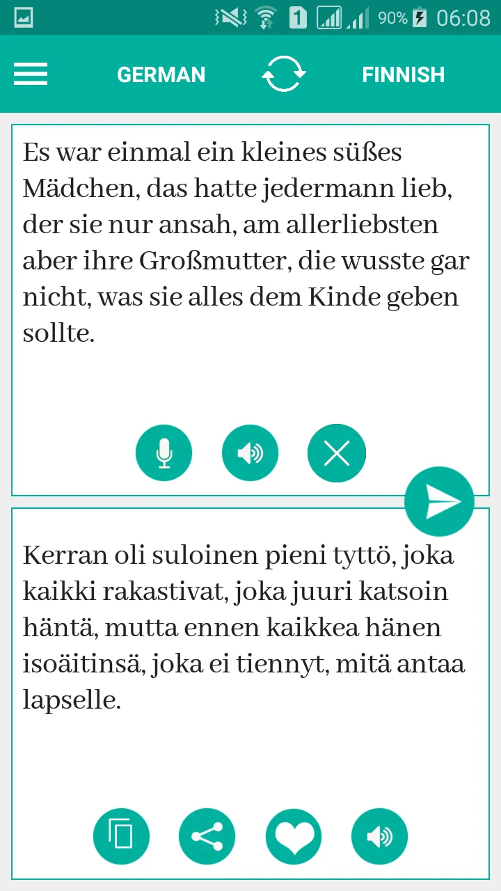 Finnish German Translator | Indus Appstore | Screenshot