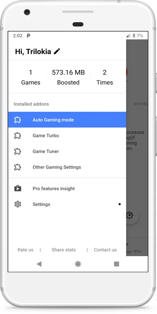 Gamers GLTool with Game Tuner | Indus Appstore | Screenshot