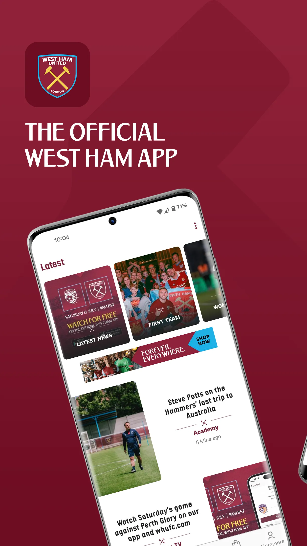 West Ham United | Indus Appstore | Screenshot