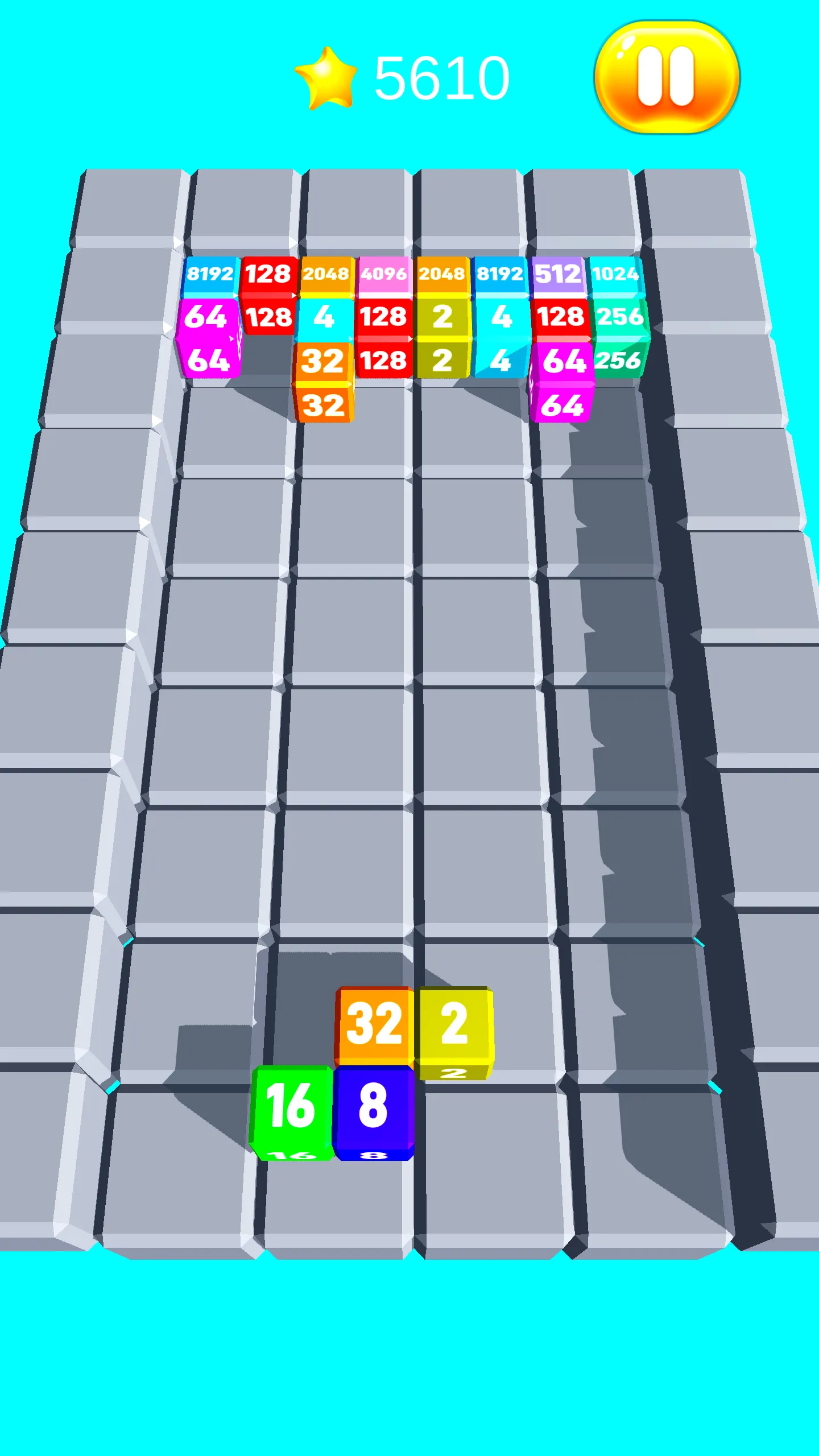 Chain Cube Merge 2048 | Indus Appstore | Screenshot