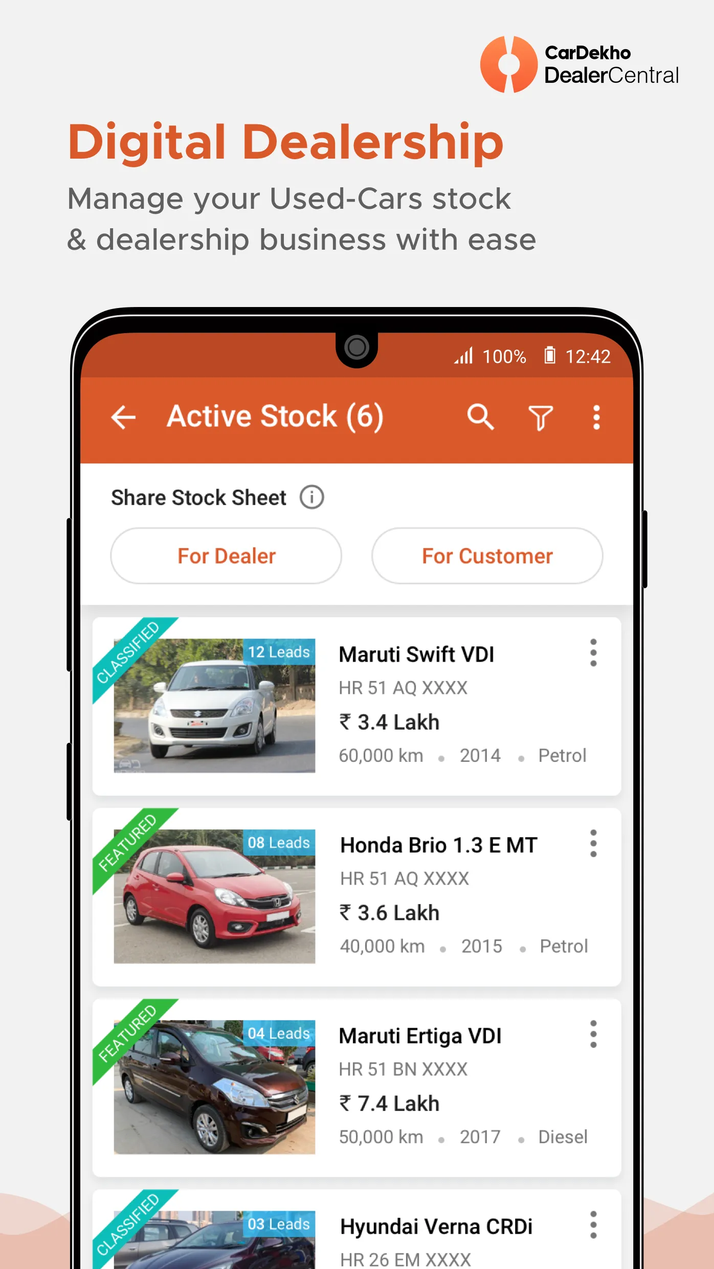 CarDekho DealerCentral | Indus Appstore | Screenshot