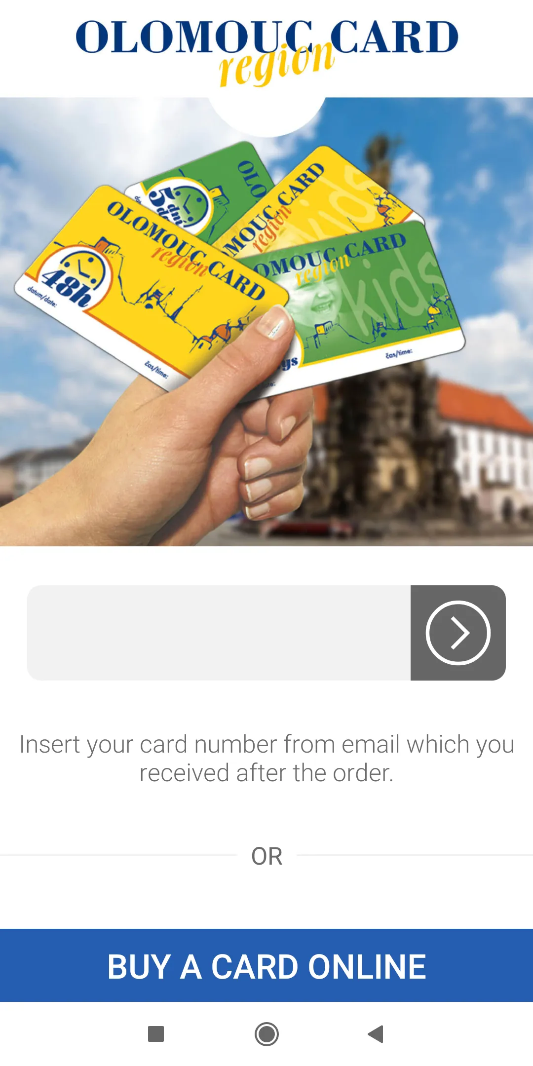 Olomouc region Card | Indus Appstore | Screenshot