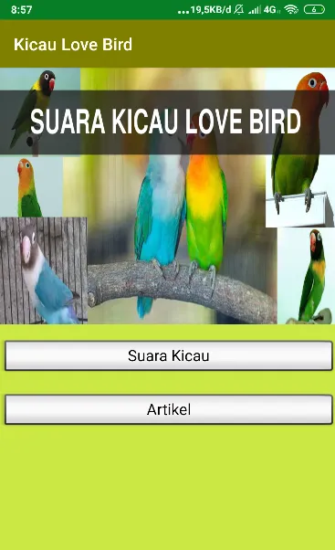 Suara Kicau Love Bird Juara | Indus Appstore | Screenshot