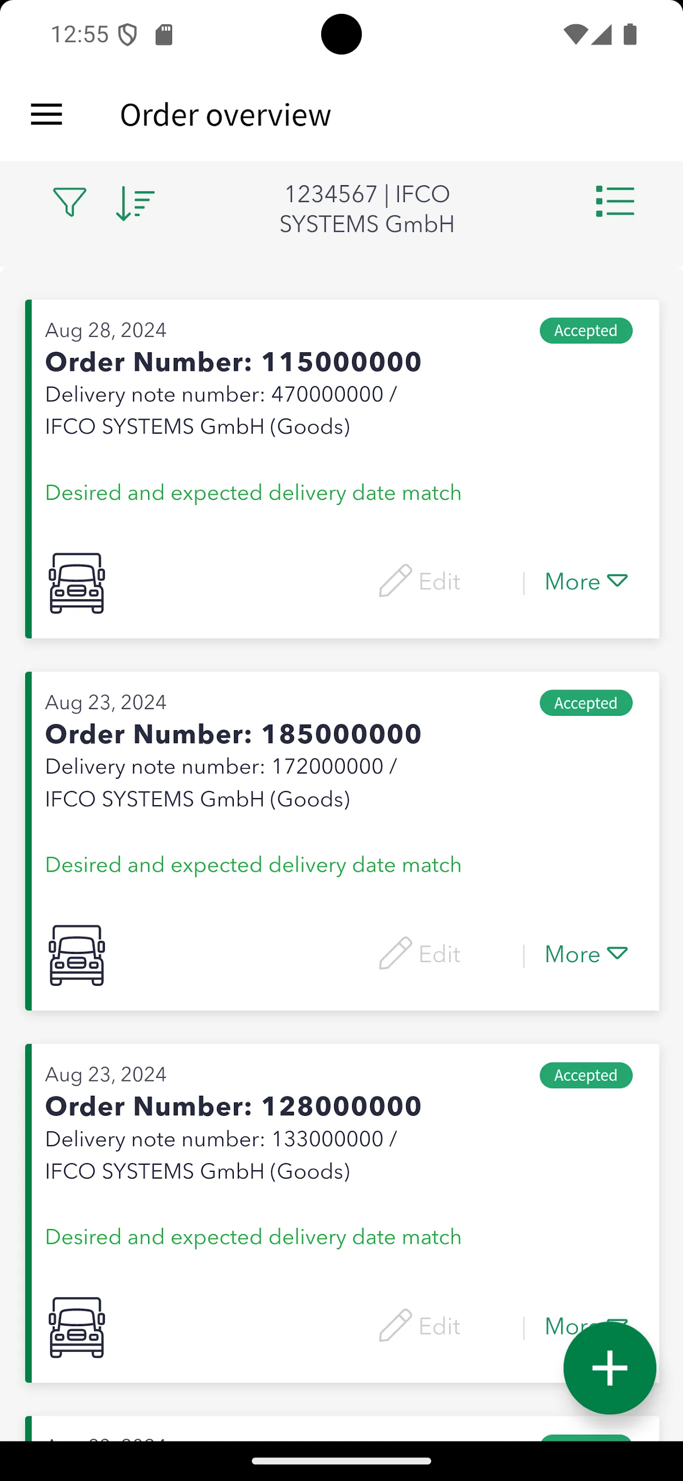 MyIFCO™ order app | Indus Appstore | Screenshot