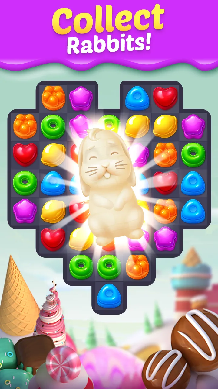 Candy Smash Mania: Match 3 Pop | Indus Appstore | Screenshot