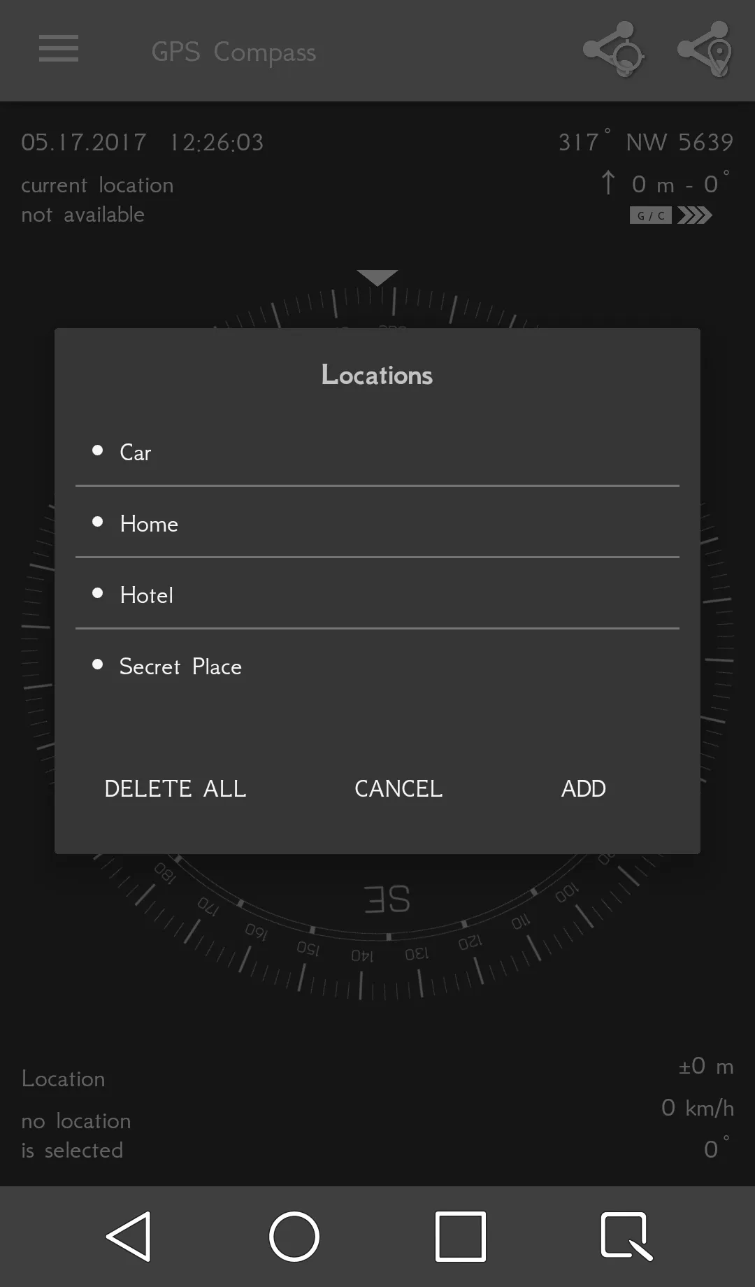 GPS Compass | Indus Appstore | Screenshot