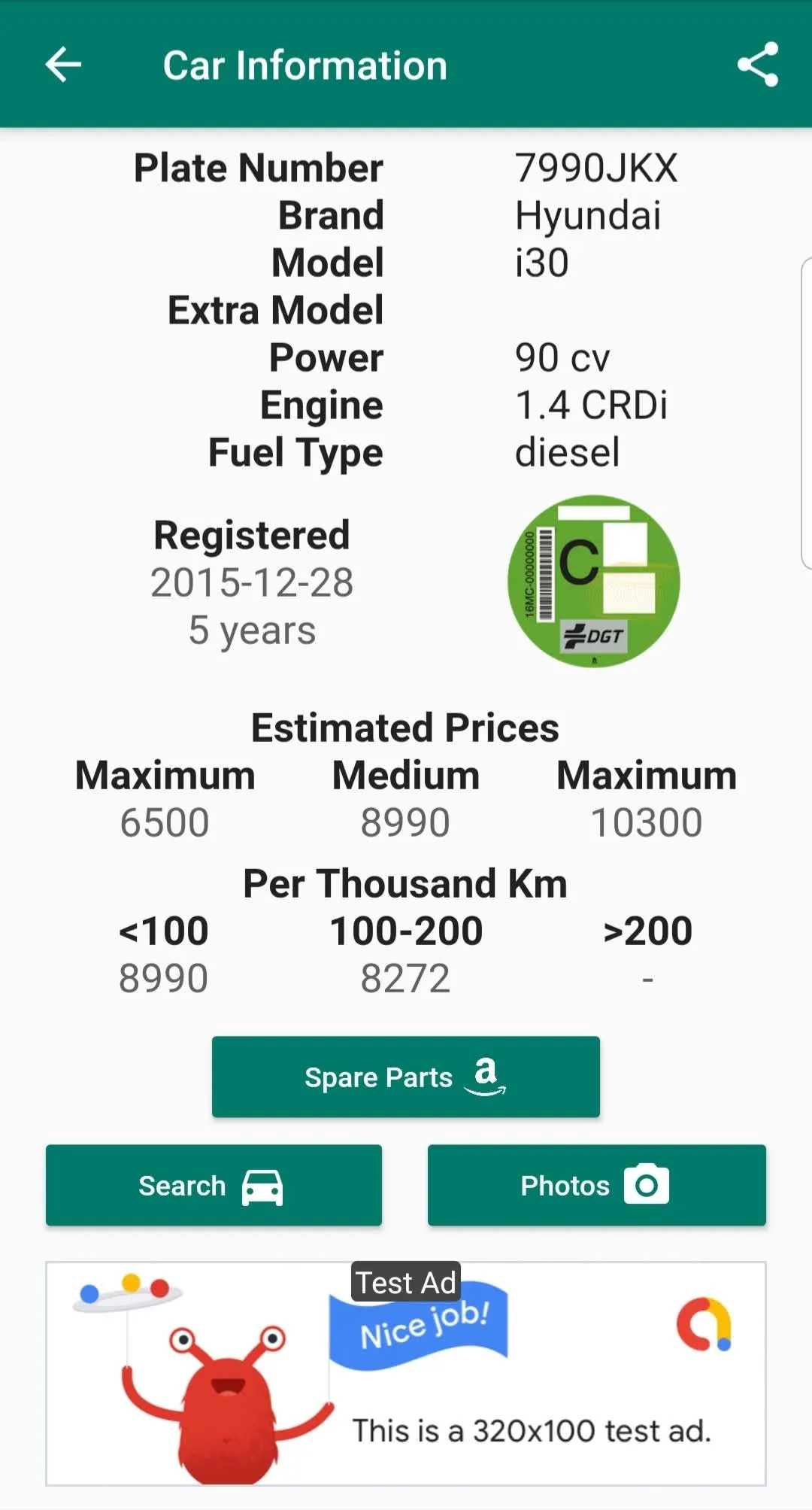 Info Car | Indus Appstore | Screenshot