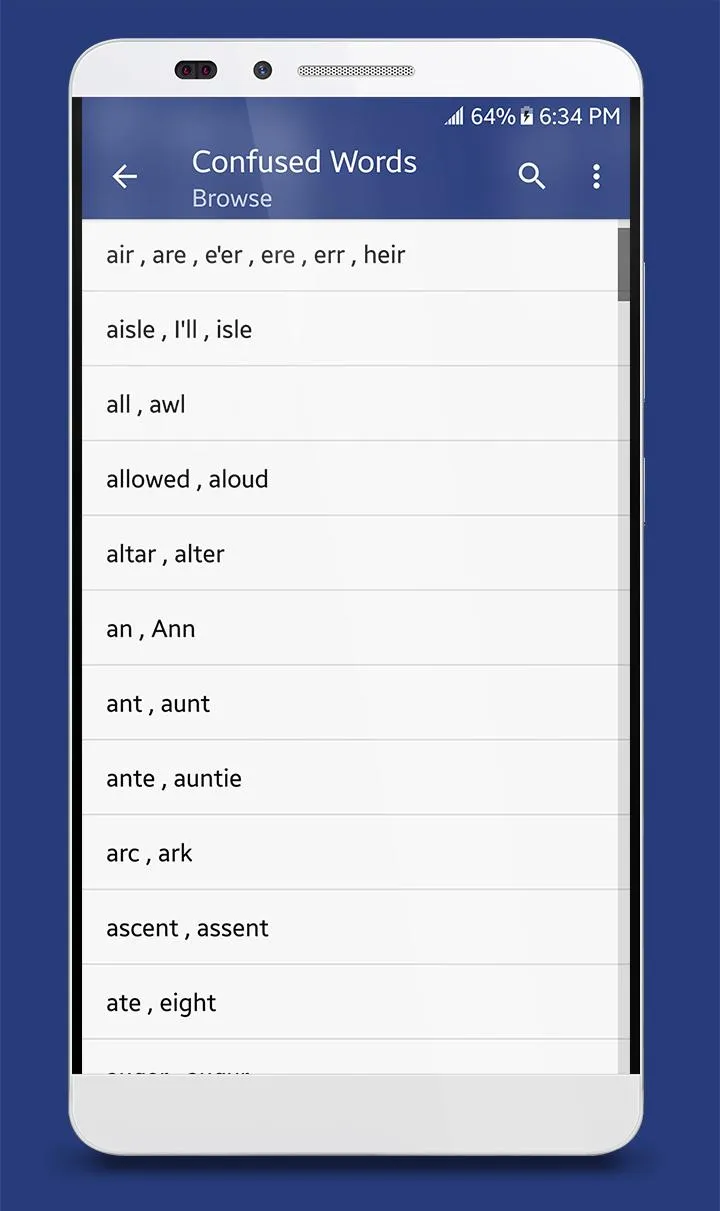 English Confused Words | Indus Appstore | Screenshot