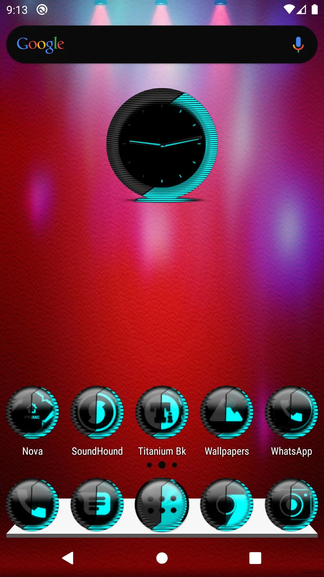 Cyan Icon Pack Style 8 | Indus Appstore | Screenshot