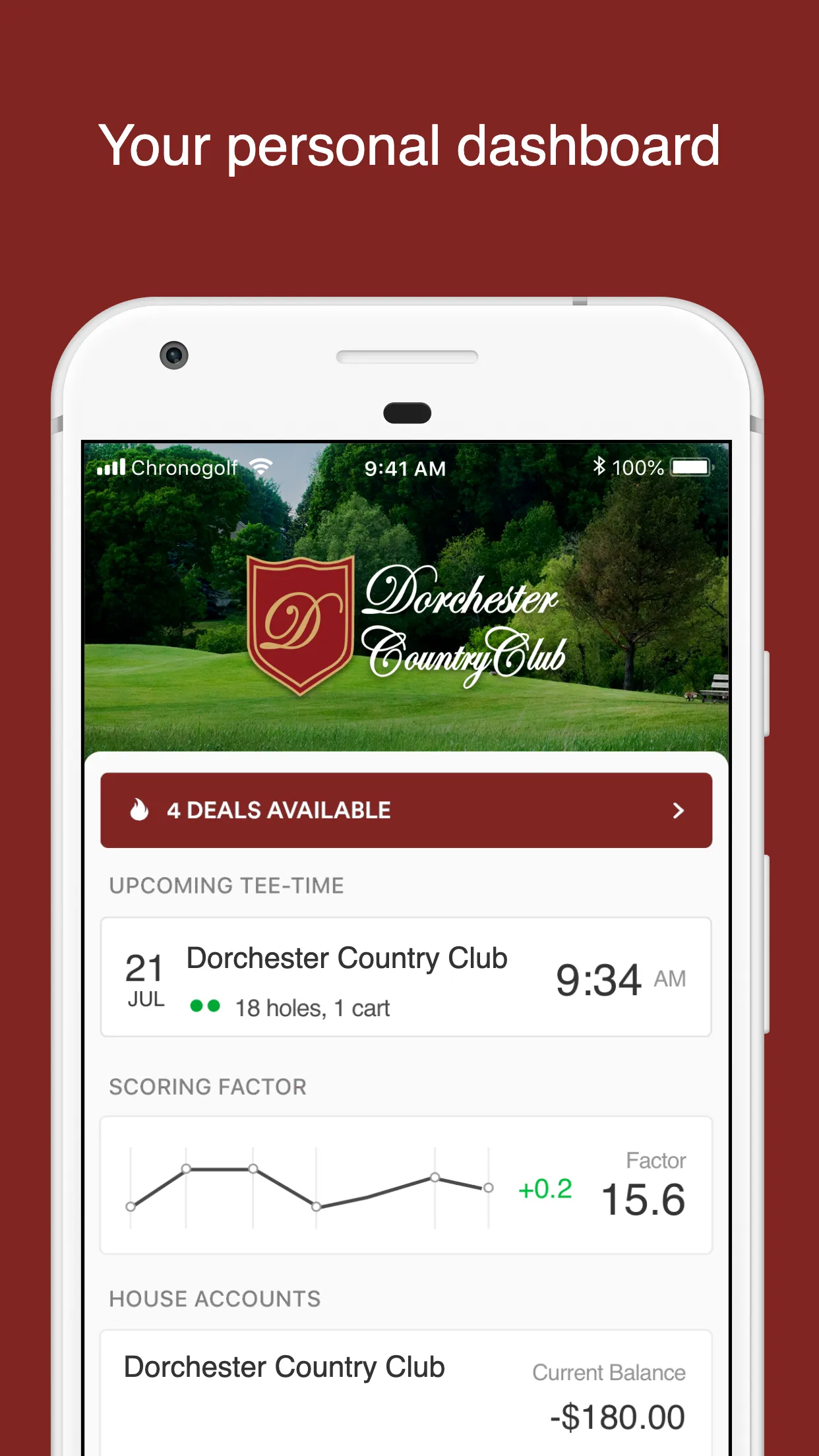 Dorchester Golf & Country Club | Indus Appstore | Screenshot