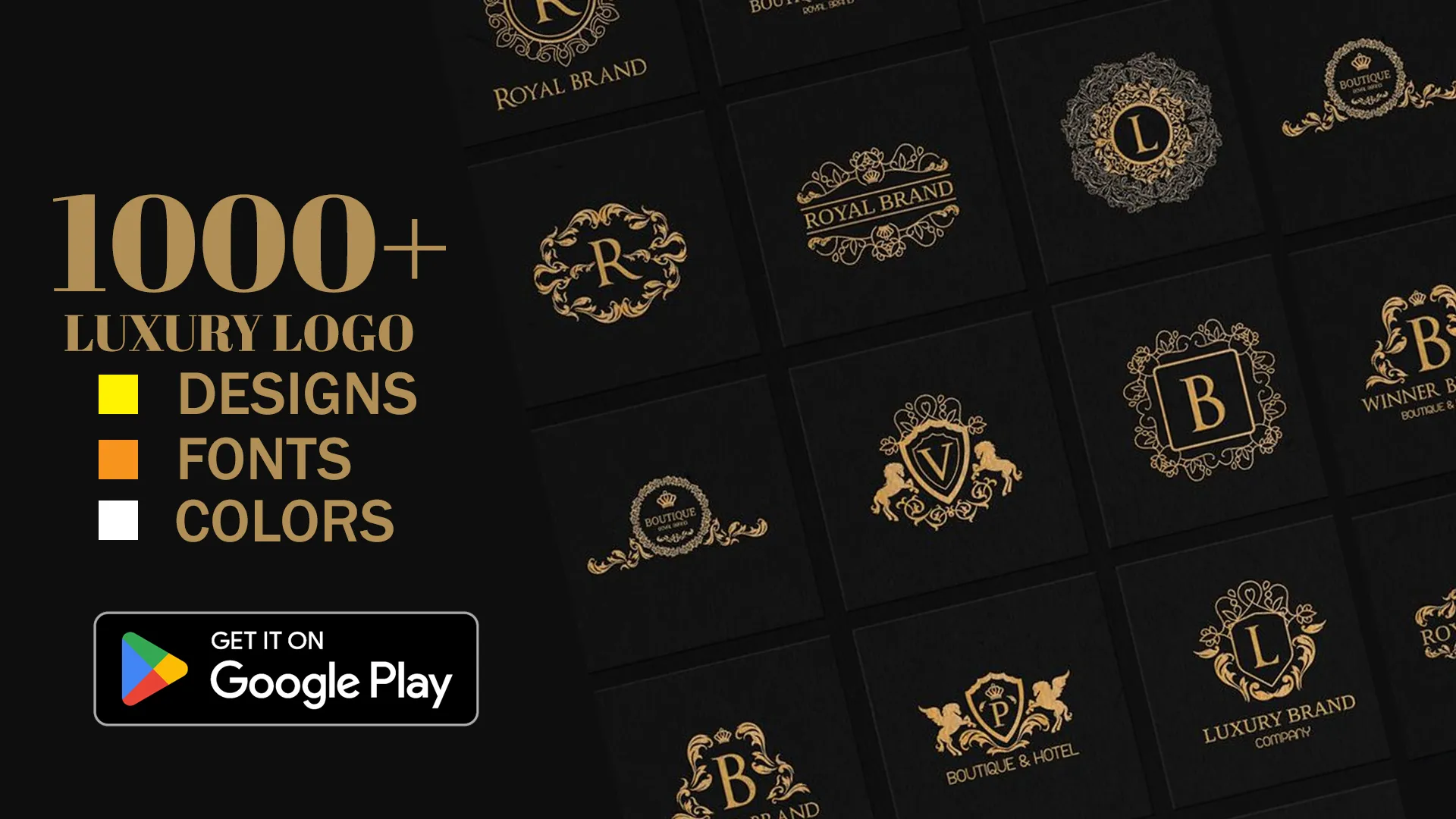 Luxury Logo Maker Royal Design | Indus Appstore | Screenshot