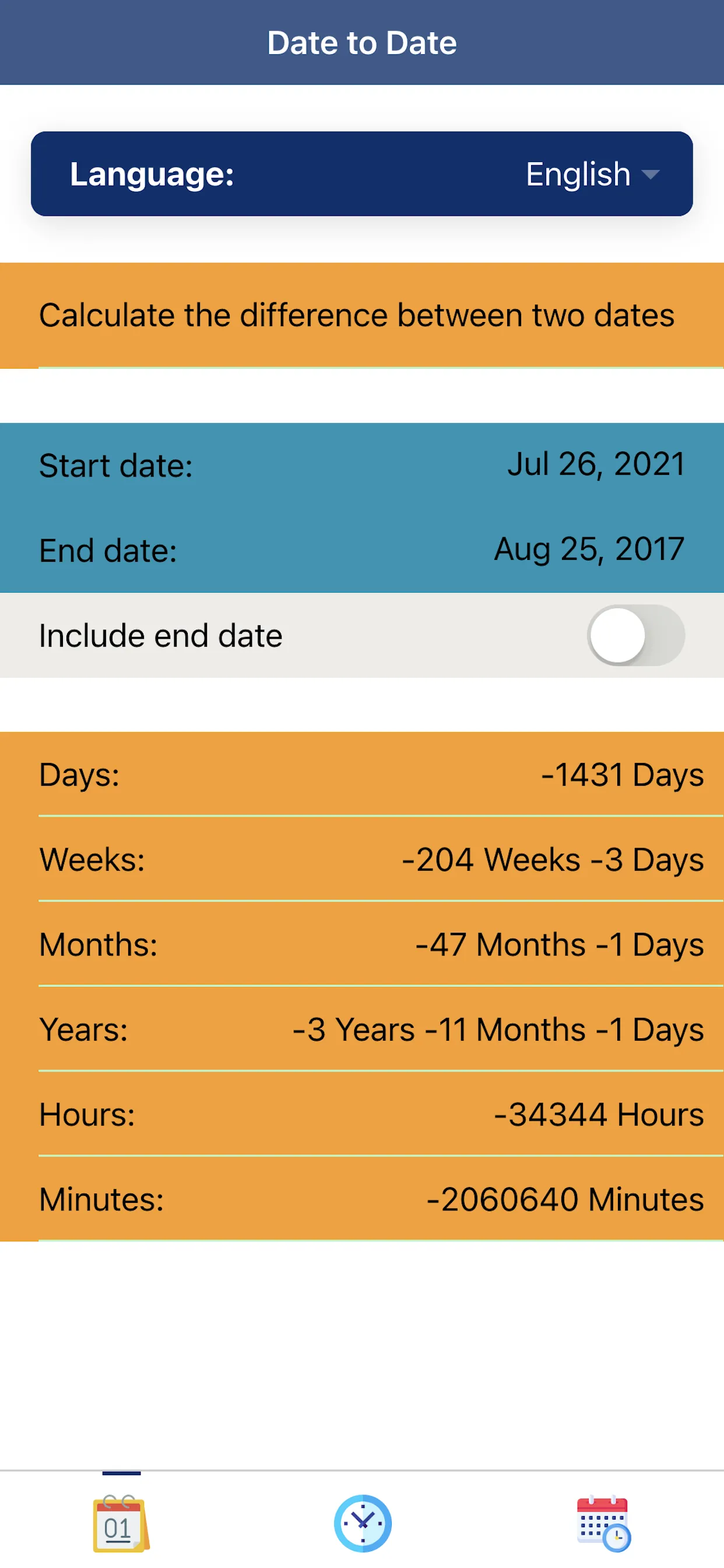 Date Calculator Plus | Indus Appstore | Screenshot