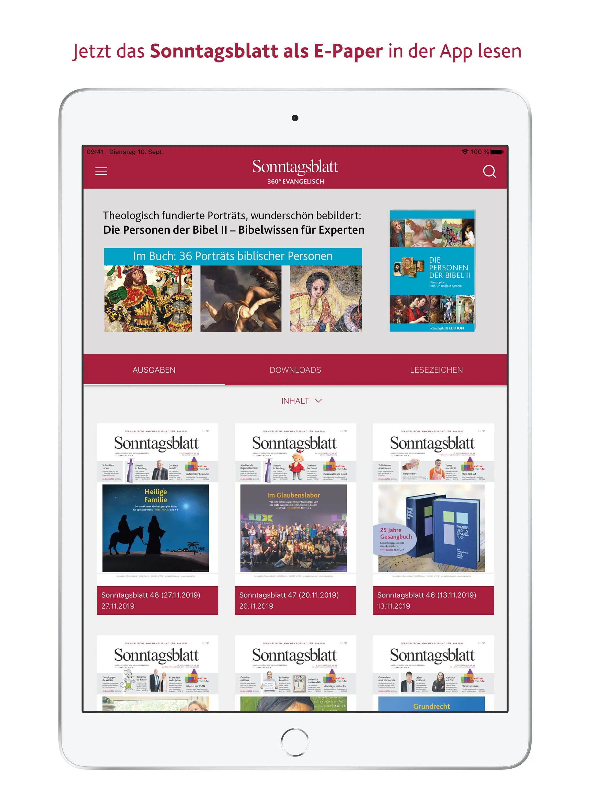 Sonntagsblatt 360° Evangelisch | Indus Appstore | Screenshot