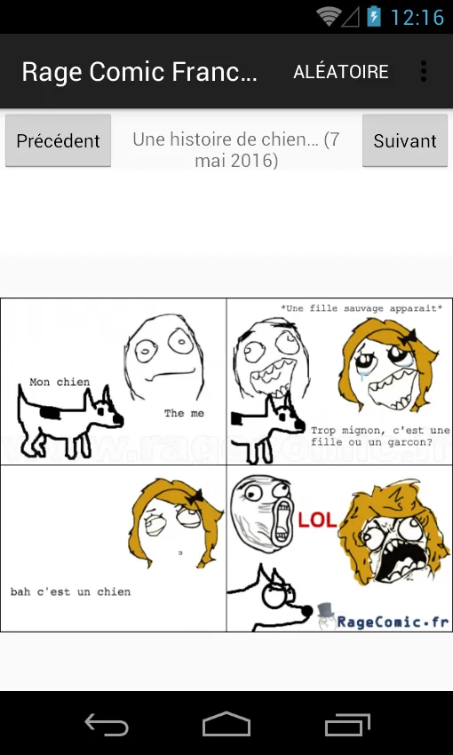 Rage Comic Francais Troll Face | Indus Appstore | Screenshot