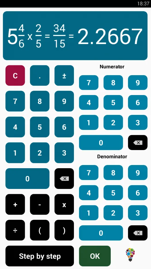 Fraction Calculator | Indus Appstore | Screenshot