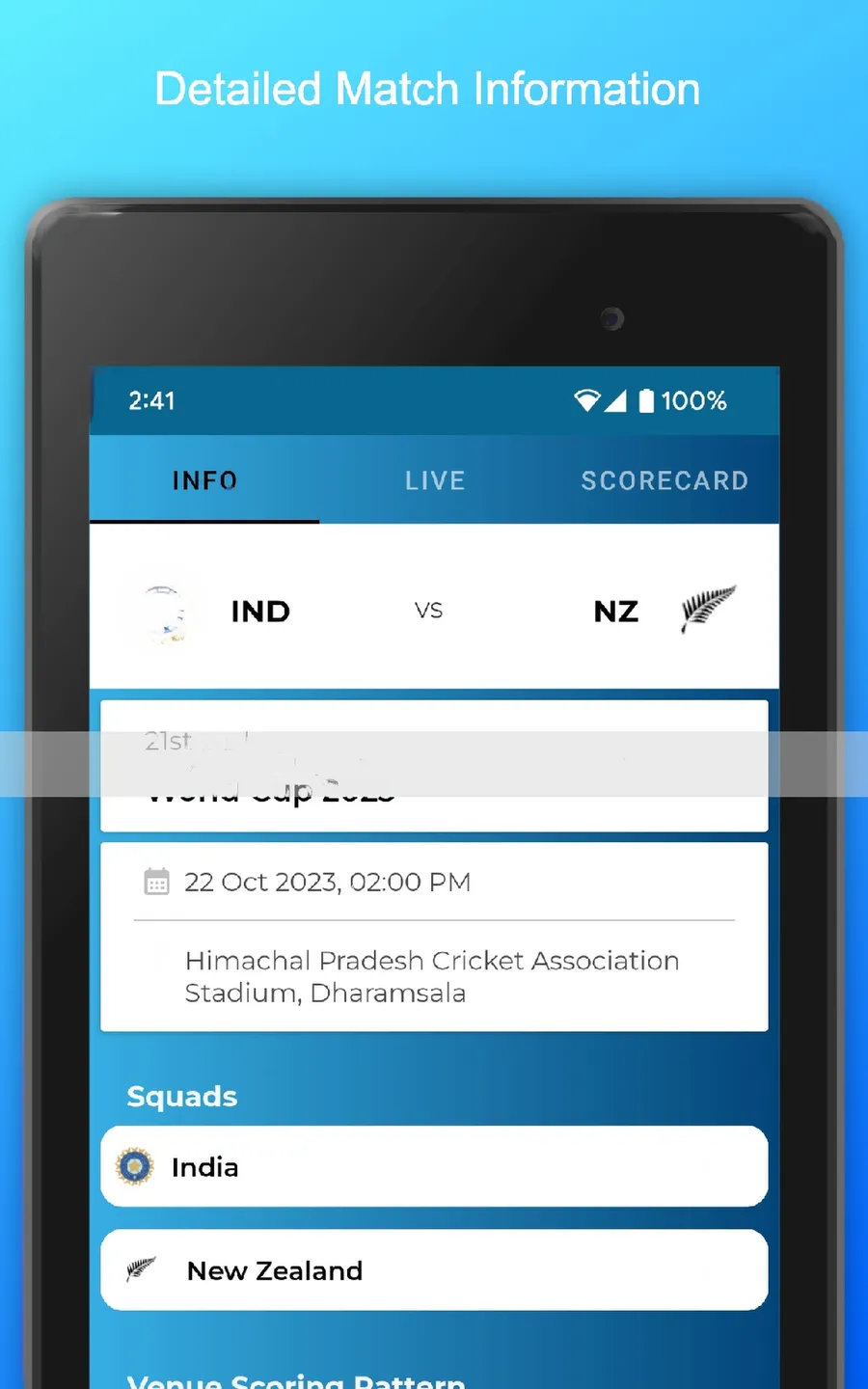 Cricket App | Indus Appstore | Screenshot