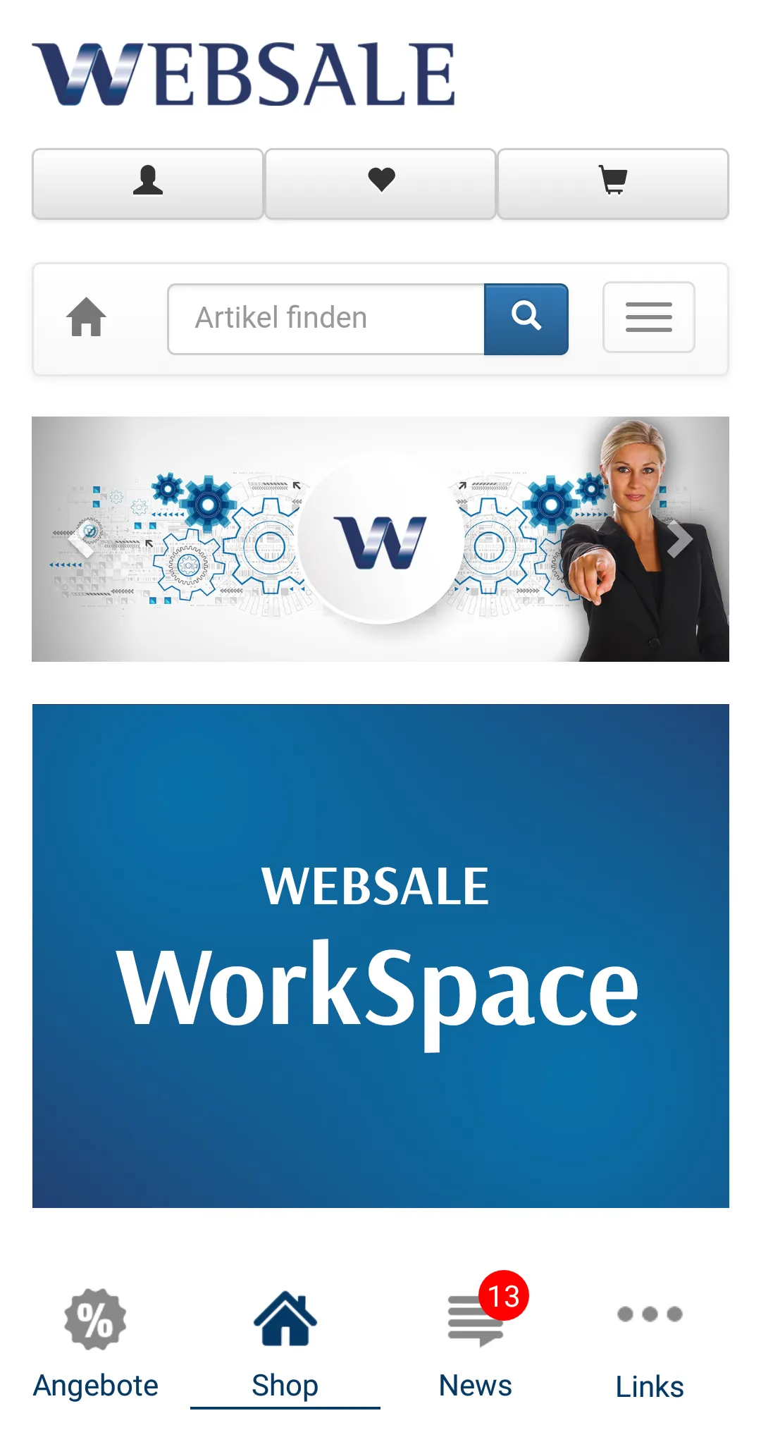 WEBSALE WorkSpace | Indus Appstore | Screenshot