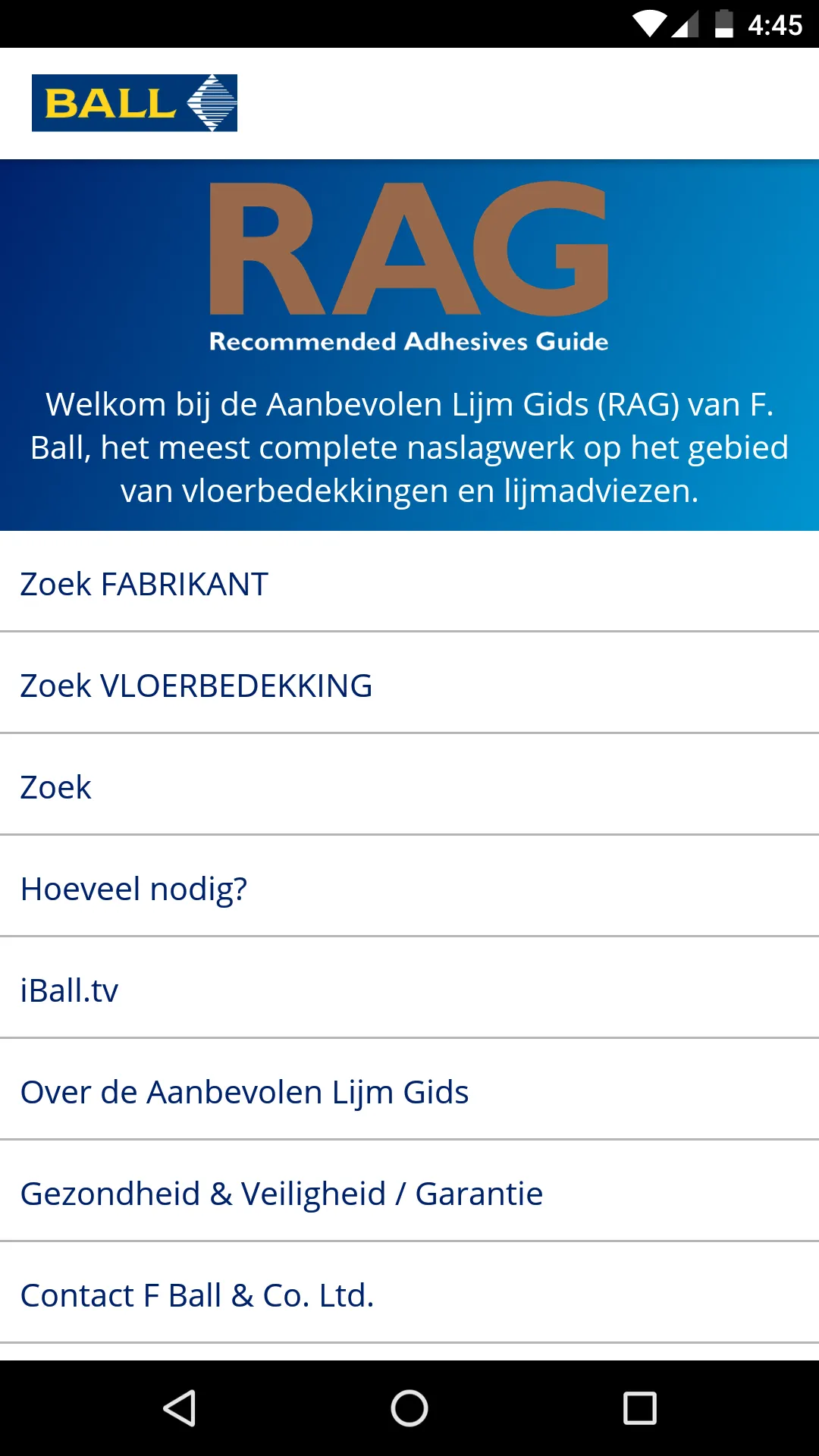 Aanbevolen Lijm Gids (RAG) | Indus Appstore | Screenshot