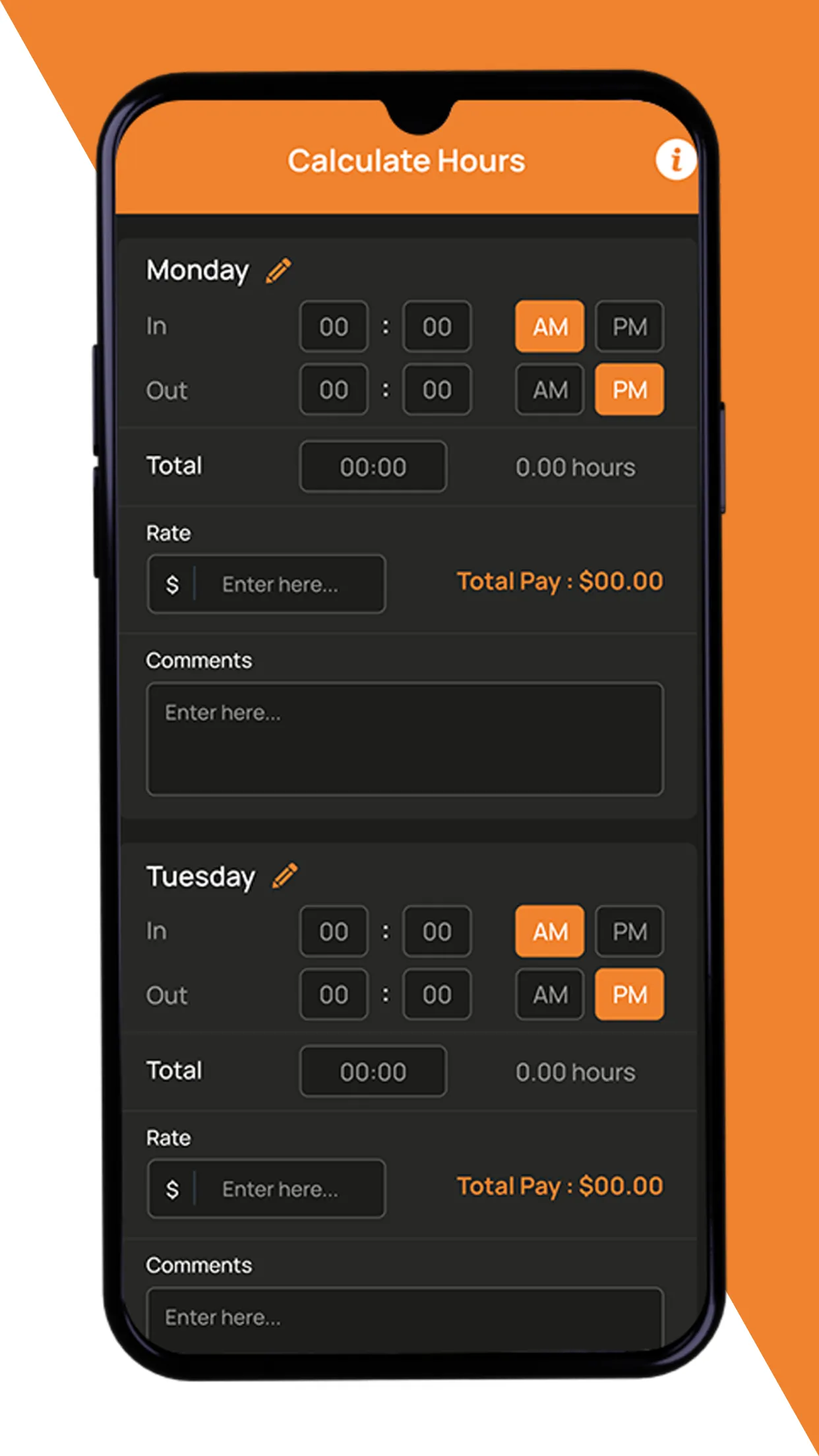 Calculate Hours Pro' | Indus Appstore | Screenshot