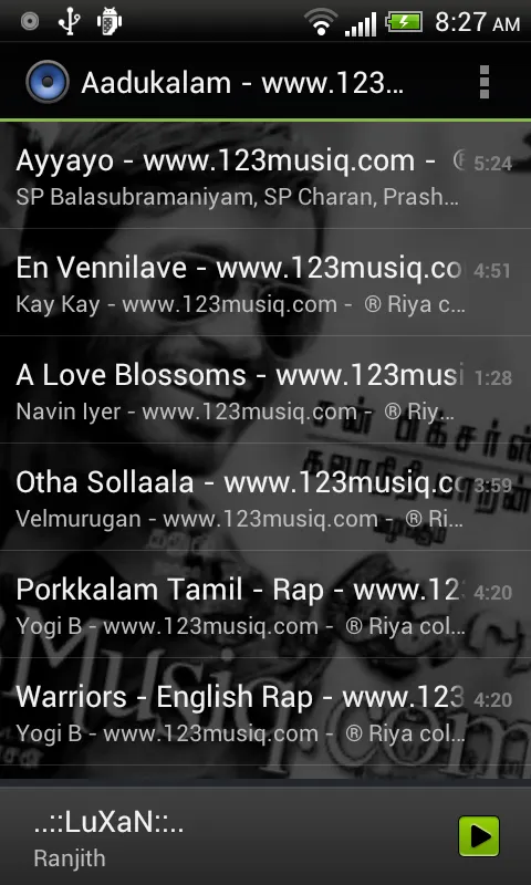 Default Music Player | Indus Appstore | Screenshot