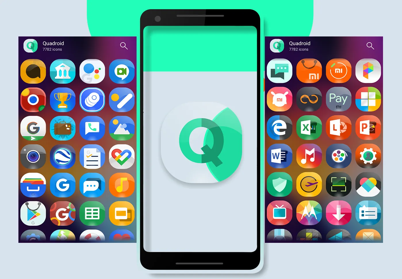 Quadroid - Icon Pack | Indus Appstore | Screenshot