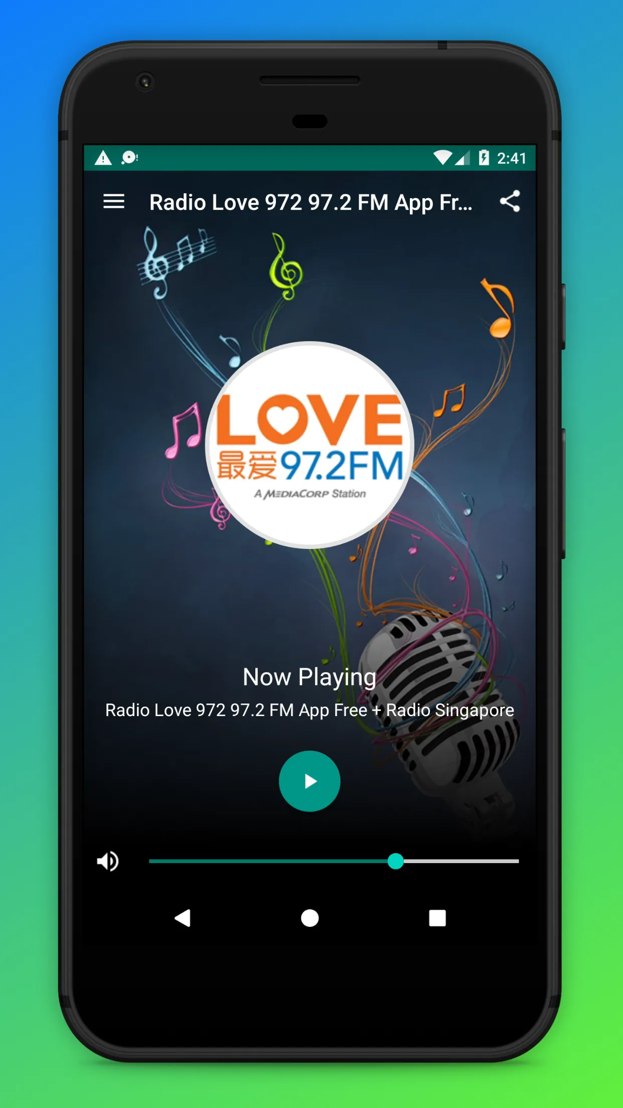 Love 972 Radio FM Singapore SG | Indus Appstore | Screenshot