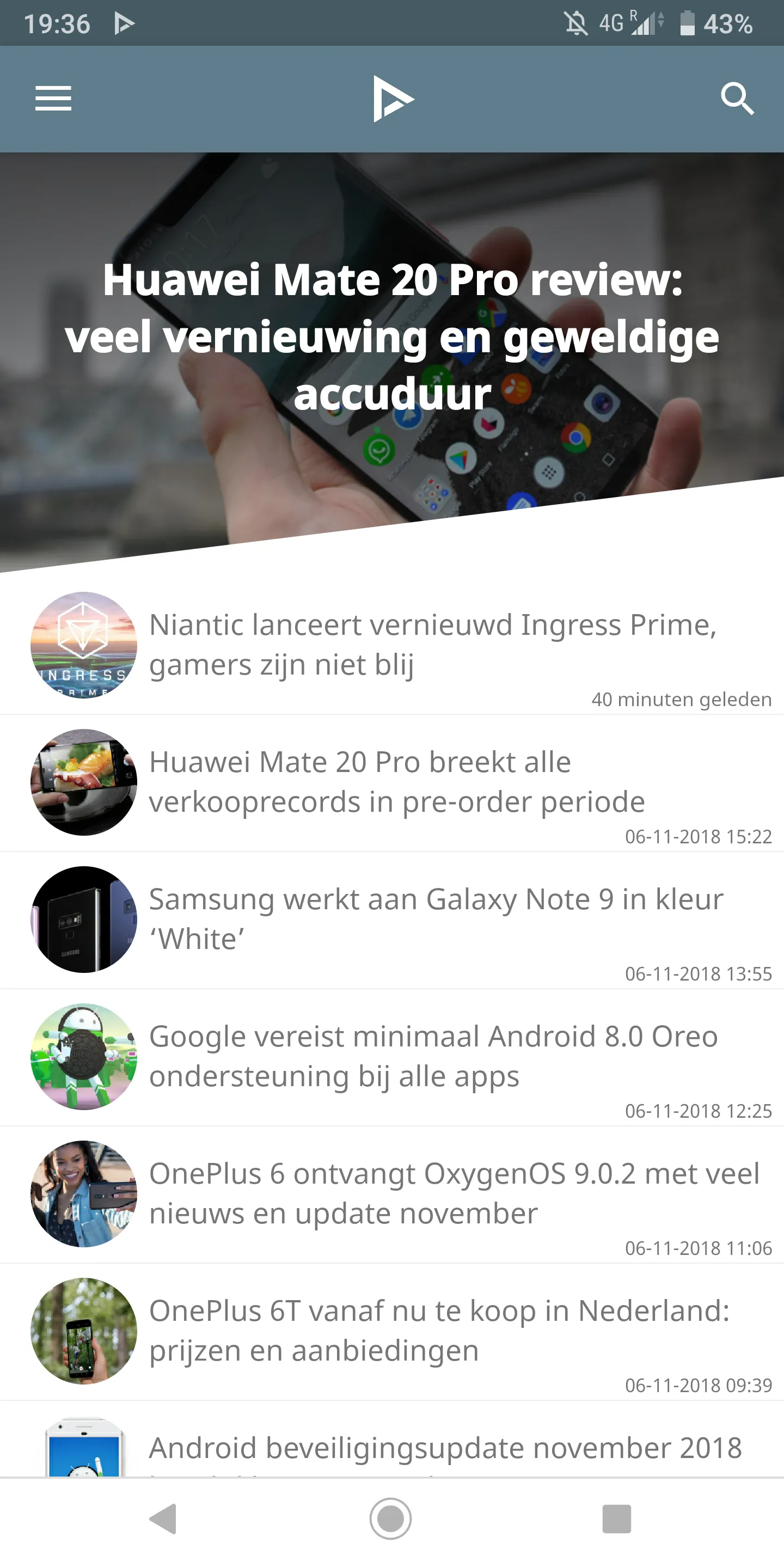 DroidApp - Android nieuws | Indus Appstore | Screenshot