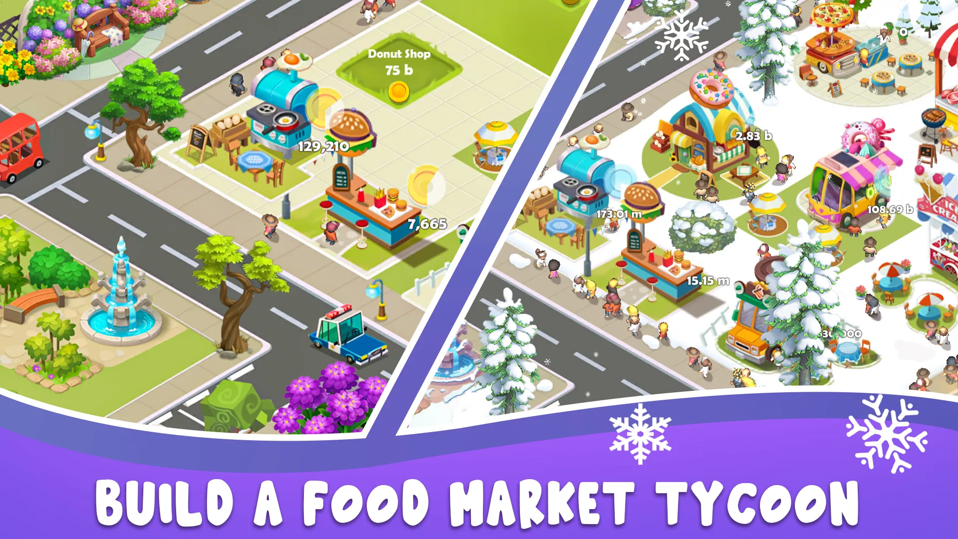 Idle Food Stalls Tycoon | Indus Appstore | Screenshot