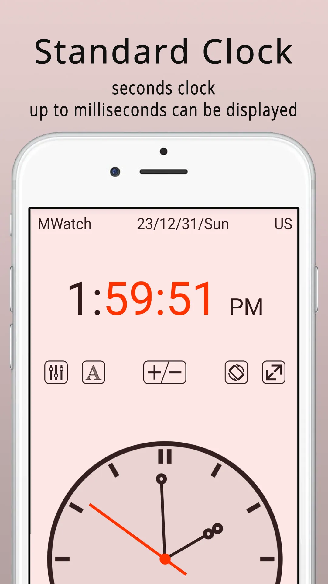 MaruWatch - Standard Clock | Indus Appstore | Screenshot