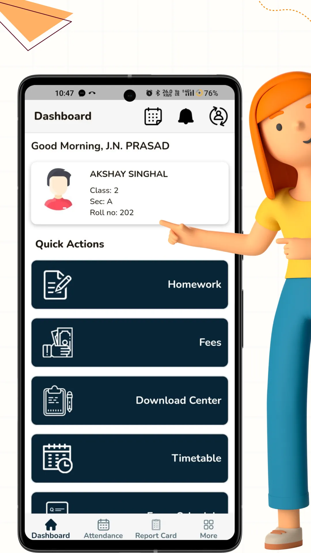 Saffron School | Indus Appstore | Screenshot