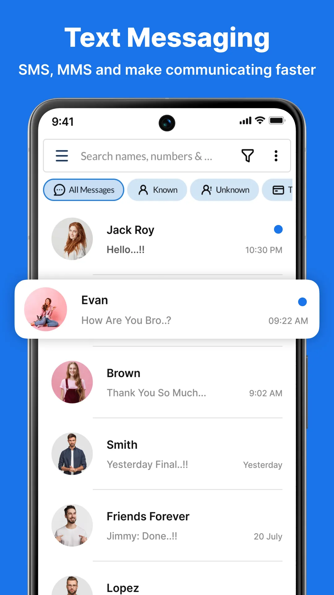 Messages: SMS & Text Messaging | Indus Appstore | Screenshot