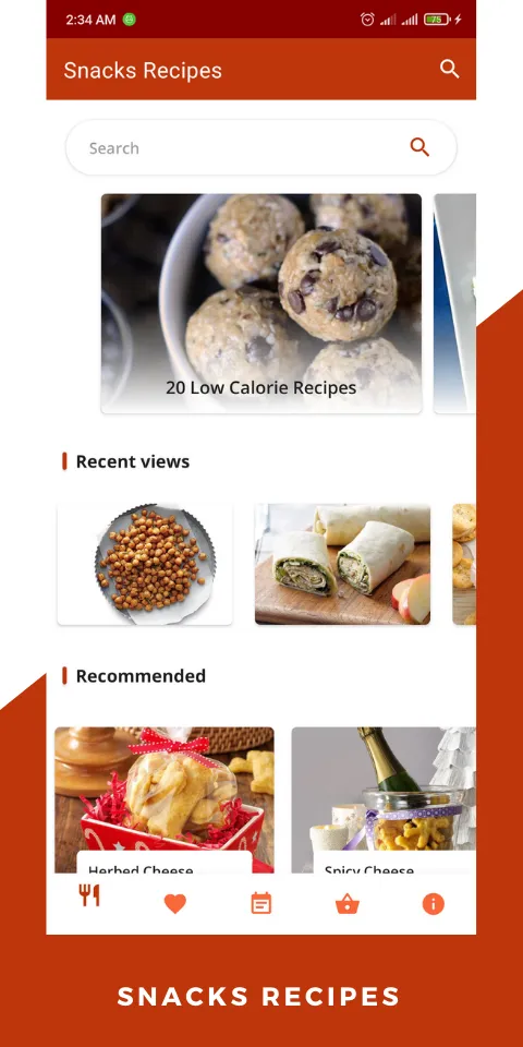 Healthy Snacks Recipes Offline | Indus Appstore | Screenshot