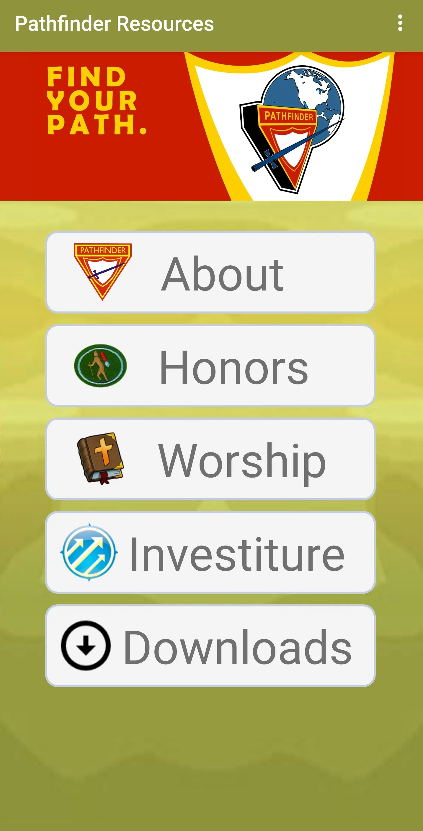 Pathfinder Resources & Honors | Indus Appstore | Screenshot