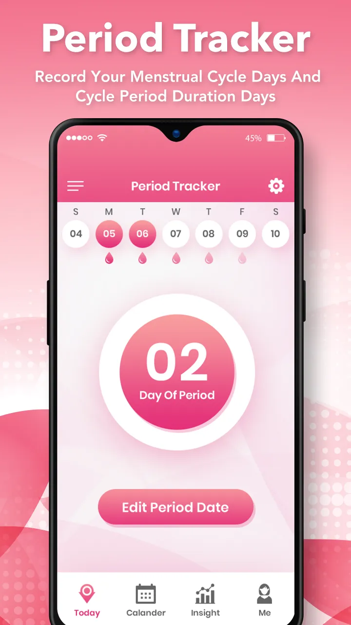 Period Tracker: Ovulation Cale | Indus Appstore | Screenshot