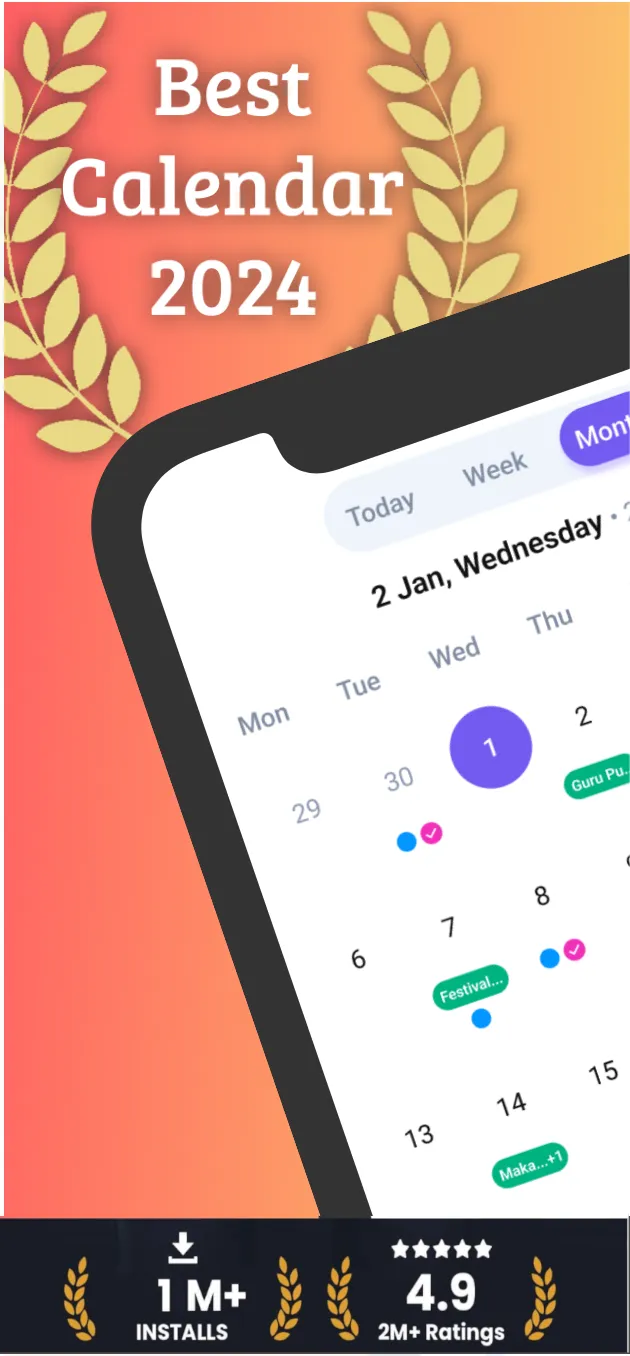 2024 Calendar Business Planner | Indus Appstore | Screenshot